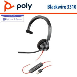 Poly Blackwire3310 USB A Teams Dubai 1