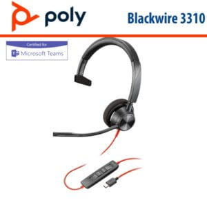 Poly Blackwire3310 USB c Teams Dubai