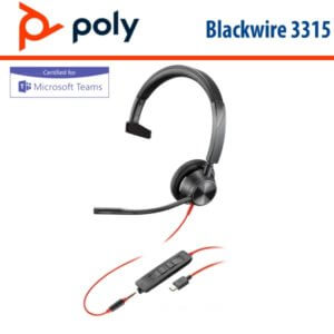 Poly Blackwire3315 USB C Teams Dubai