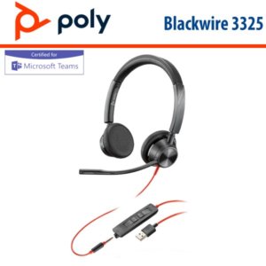 Poly Blackwire3325 USB A Teams Dubai