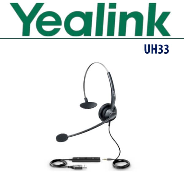 Yealink UH33 Headset Dubai Yealink UH33 Professional USB Headset Dubai