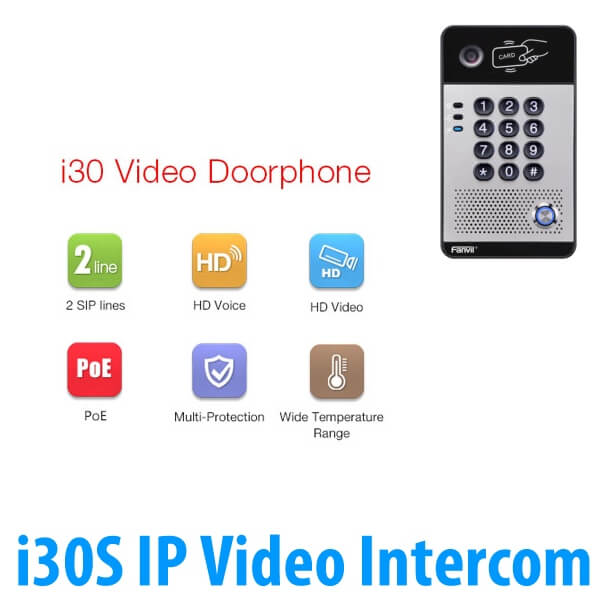fanvil i30s ip video intercom dubai Fanvil i30 SIP Video Door Phone UAE