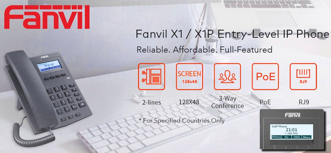 fanvil x1p voip phone dubai abudhabi Fanvil X1P IP Phone UAE