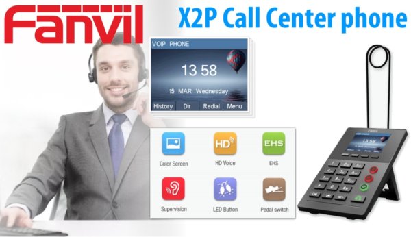 fanvil x2p callcenter ipphone dubai abudhabi 600x346 Fanvil X2P IP Phone UAE