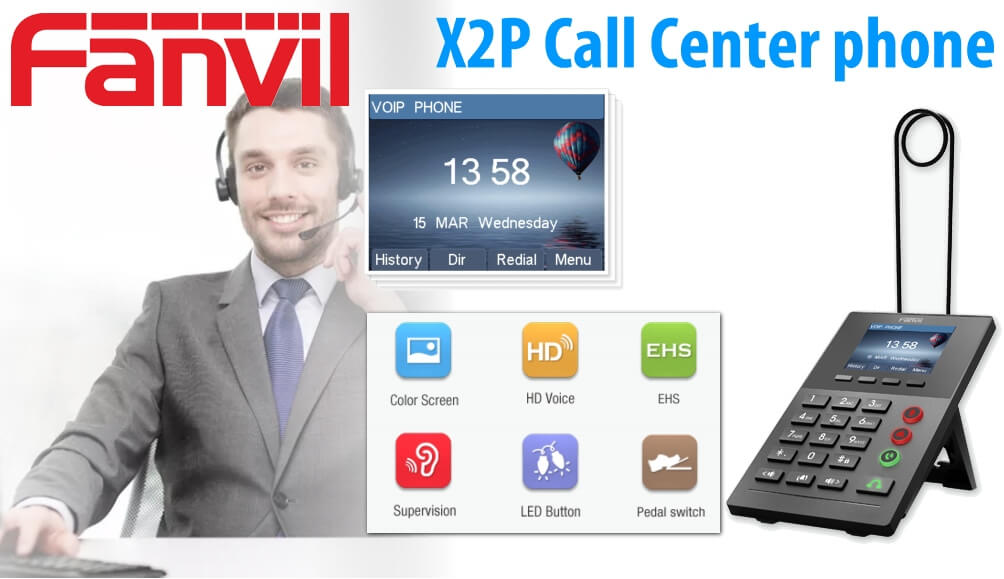 Fanvil X2p Callcenter Ipphone Dubai Abudhabi