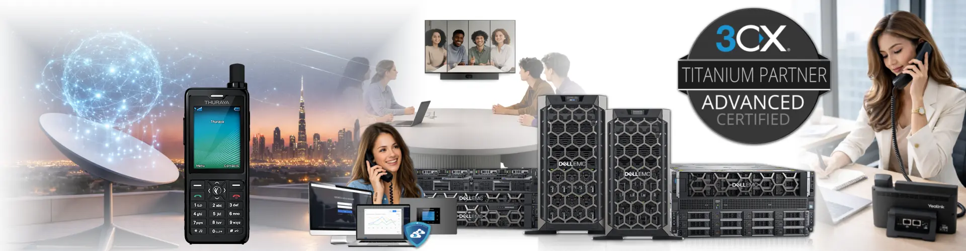 Datavox Dubai — IT support, PABX telephone systems, CCTV, video conferencing and satellite phones UAE