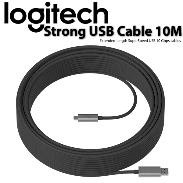 Logitech Strong USB Cable - Tap, Rally Camera, Meetup