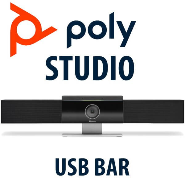 Poly Studio Dubai - USB Plug& Play Video Conferencing with Framing